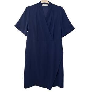 MM LAFLEUR Tory dress Short Sleeve Navy Size +1 US 20